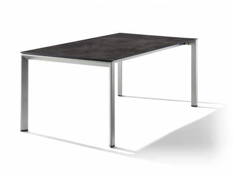 Sieger Tisch verlngerbar 180-290x100cm Graphit-Beton dunkel