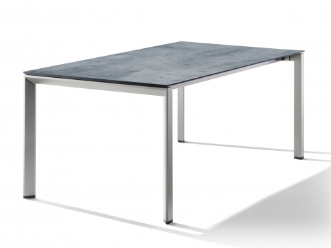 Sieger Tisch verlngerbar 180-290x100cm Graphit-Zement-graphit