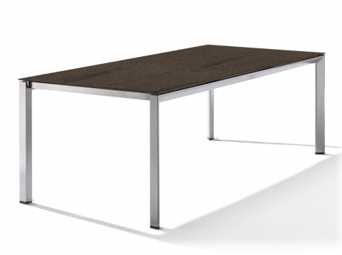 Sieger Tisch verlngerbar 180-290x100cm Graphit-Granit