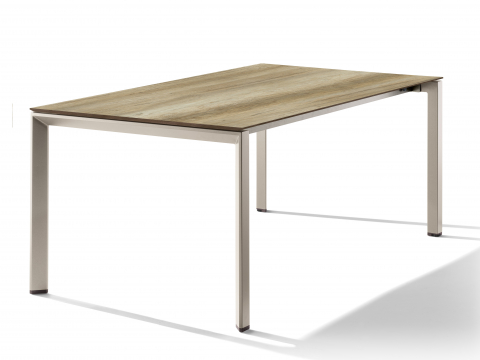 Sieger Tisch verlngerbar 180-290x100cm Champagner-Eiche hell