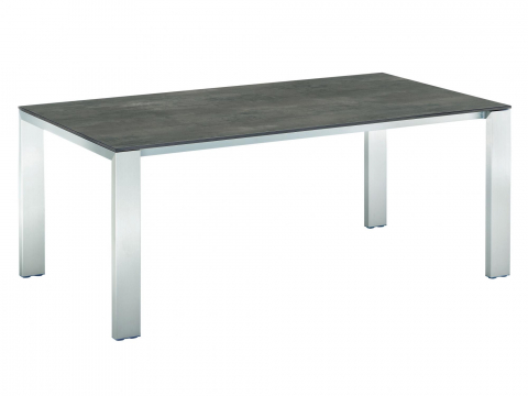 Niehoff Newport Tisch verlngerbar 100x180cm, HPL Granit-Design