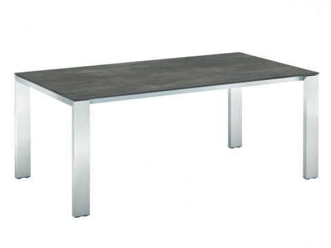 Niehoff Newport Tisch verlängerbar 100x200cm, HPL Granit-Design