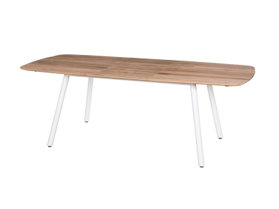 MamaGreen Zupy Ausziehtisch 165-216x100cm, Tischplatte recyceltes Teakholz Ausstellungsst&uuml;ck!