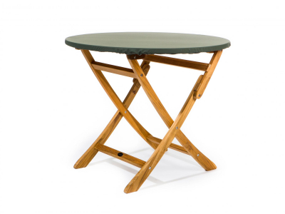 Heinemeyer Teak Safe Tischplattenhaube rund bis 130cm, grün