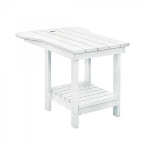 Muskoka Generation Line Tisch mit Schirmloch A12 White, fr C01