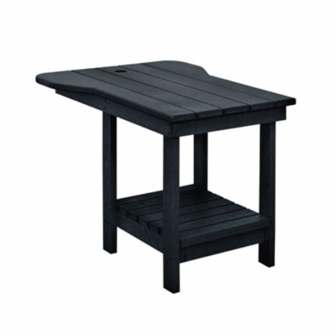 Muskoka Generation Line Tisch mit Schirmloch A12 Black, für C01