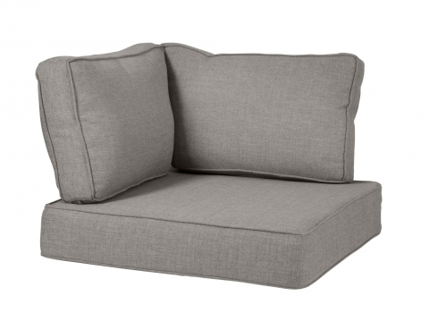 Brafab Battleford Kissenbezug Ecke, Pearl grey