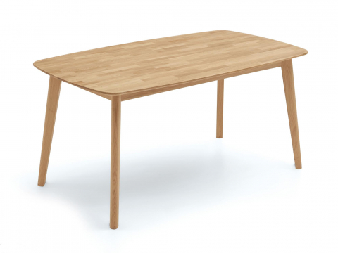 Niehoff Harlem Design-Tisch Eiche bianco 140cm