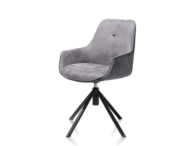 Habufa Jill Armlehnstuhl Kibo-Fantasy anthrazit