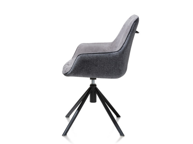 Habufa Jill Armlehnstuhl Kibo-Fantasy anthrazit