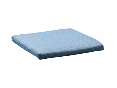 Sieger Hocker-Auflage Baumwoll-Polyester-Mix, hellblau
