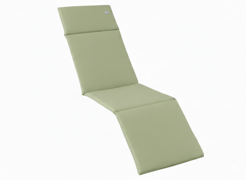 Sieger Relaxsessel-Auflage Baumwoll-Polyester-Mix, gr&uuml;n 49x164x4cm