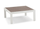 Best Cleveland Loungetisch 78x78x36cm Gestell weiß, Tischplatte Keramik