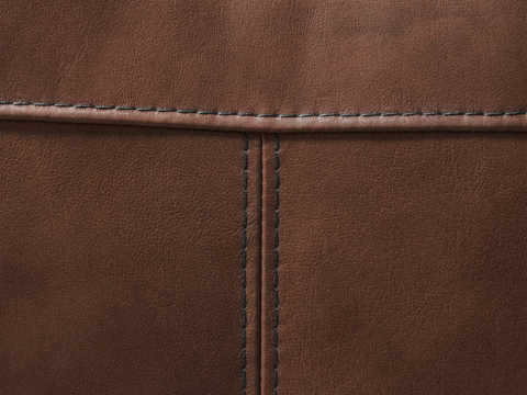 Habufa Leon Schwingstuhl Edelstahlgestell Vierkantrohr Leder lava