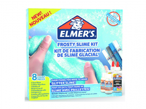 ELMER'S Kit de fabrication de Slime métallique, 2 flacons de colle