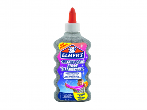 Elmers Glitter Glue silber