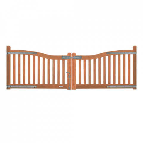 Elephant Belvedere Doppeltor geschwungen, ca. B:300 x H:100-85cm