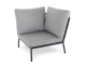 Best Mali Lounge Eckteil 92x92cm grau inkl. Polster