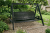 Brafab Kornhult Hollywoodschaukel 219x158cm Kiefer schwarz, rollbar, ohne Dachtextilen