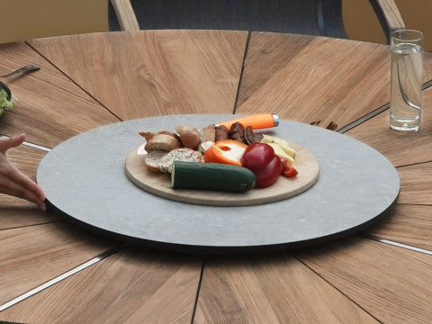 Zebra Lazy Susan Drehplatte HPL, 60cm