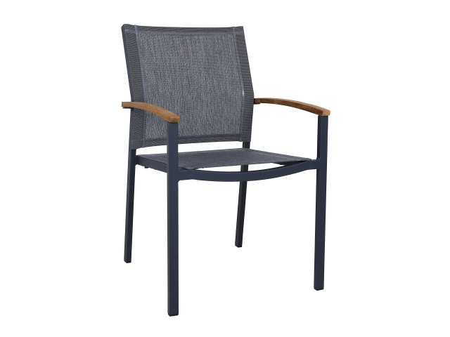 Zebra Alex Stapelsessel Midnight-Grey