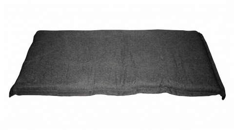 Zebra Bank-Sitzkissen f&uuml;r 2-Sitzer dark grey