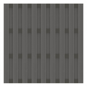 Zaun Jumbo WPC Alu Design anthrazit-anthrazit 2880 179x179cm