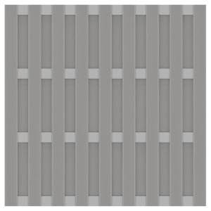 Zaun Jumbo WPC Alu Design grau-grau 2884<br>179x179cm