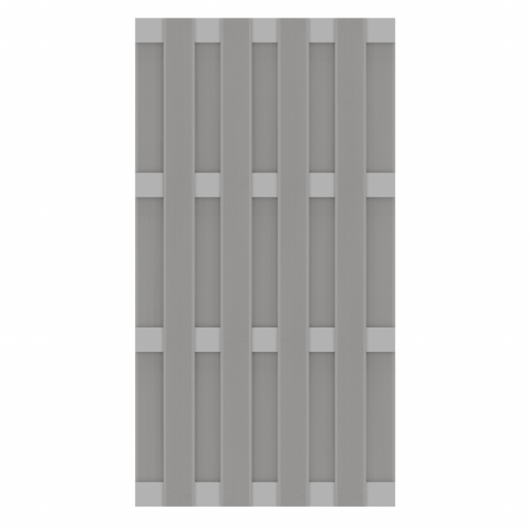 Zaun Jumbo WPC Alu Design grau-grau 2885 - 95x179cm