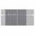 Doppeltor Jumbo WPC Alu Design grau-grau 2037 - H:179cm, Sonderbreite