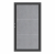System Board Keramik XL Tor Zement 2855 DIN links - H:180cm, Anthrazitrahmen, Sonderbreite