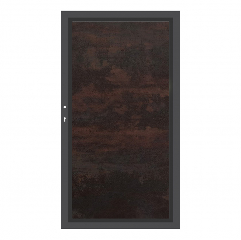 System Board Tor Oxido Flame 2923, DIN links H:180cm, Anthrazitrahmen, Sonderbreite