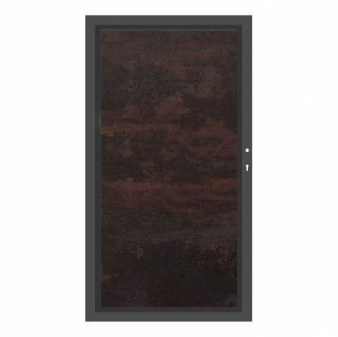 System Board Tor Oxido Flame 2923, DIN rechts H:180cm, Anthrazitrahmen, Sonderbreite