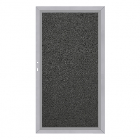 System Board Tor Zement Montana 2923, DIN links H:180cm, Silberrahmen, Sonderbreite
