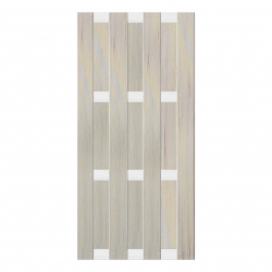 Groja BPC Fertigzaunelement 84,3x180cm Bi-Color Sand - gerillt