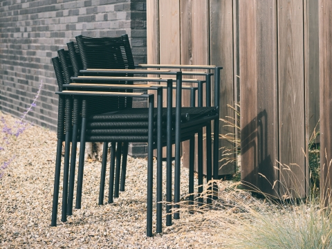 Apple Bee Jakarta Dining-Set 1 black ca. 224x224cm