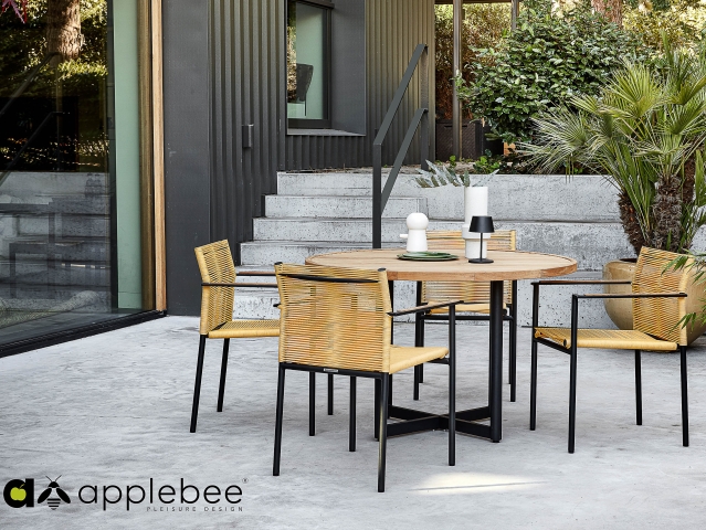 Apple Bee Jakarta Armlehnstuhl lemon