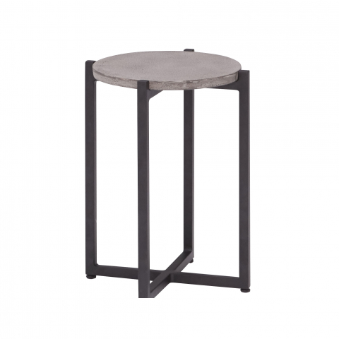 Apple Bee Soul Loungetisch 34cm, Gestell schwarz, Tischplatte bronze