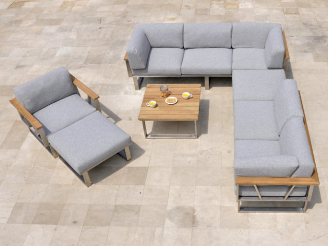 Zebra Gartenmöbel-Set Belvedere Lounge 8