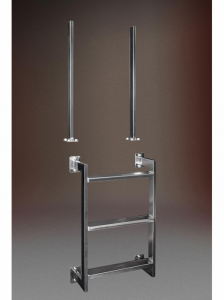 Ideal Geteilte Leiter mit 2 Griffbögen Klassik Modell 12.3, 3-stufig