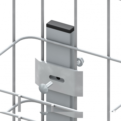 Gabionen-Zaun-Adapter Set 601 - Länge: 192cm