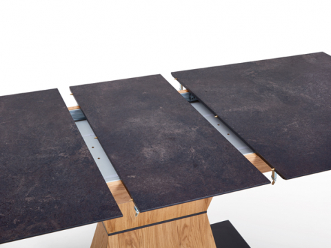 Niehoff Skyline Tisch erweiterbar, Granit 140cm