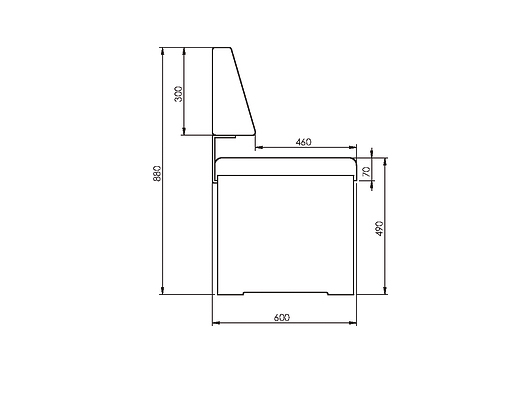 Niehoff Melina Dekorbank 205x155cm, langer Schenkel links, Rocky schlamm