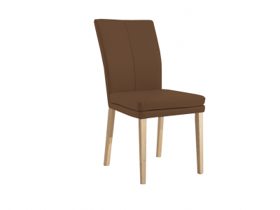 Niehoff Colorado Stuhl 741, Eiche bianco, Microfaser Nirvana braun