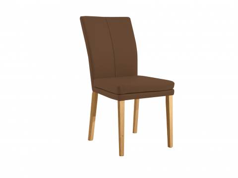 Niehoff Colorado Stuhl 741, Wildeiche, Microfaser Nirvana braun