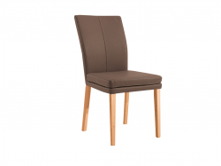 Niehoff Colorado Stuhl 741, Kernbuche, Microfaser Atlantis Havanna braun