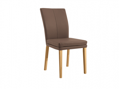 Niehoff Colorado Stuhl 741, Wildeiche, Microfaser Atlantis Havanna braun