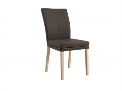 Niehoff Colorado Stuhl 741, Eiche bianco, Leder Napoli mocca