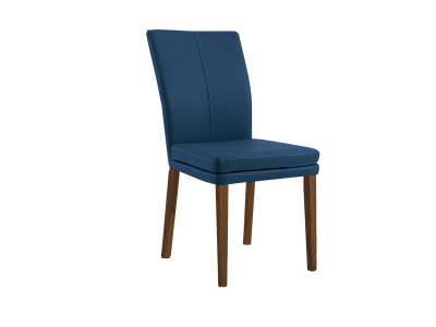 Niehoff Colorado Stuhl 741, Wild-Nussbaum, Leder Napoli atlantic