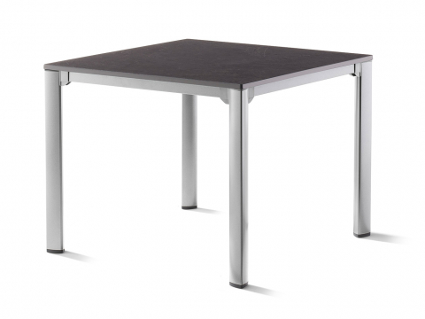 Sieger Exclusiv Loft-Tisch 95x95cm graphit-anthrazit | Gartenmöbel